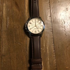 Fossil Grant Chronograph Brown Leather Men’s Watch